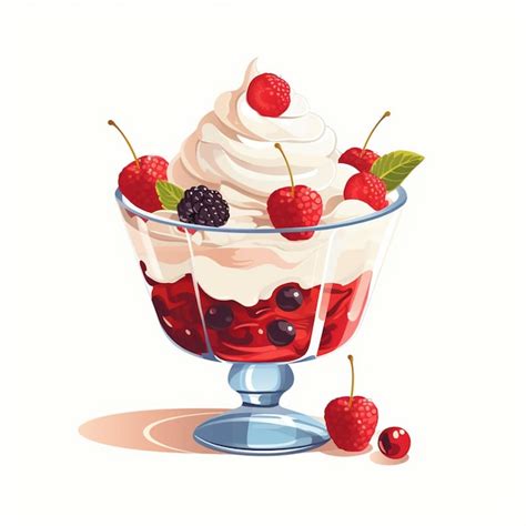 Essen sahne vektor süßes dessert sommer eis illustration kegel