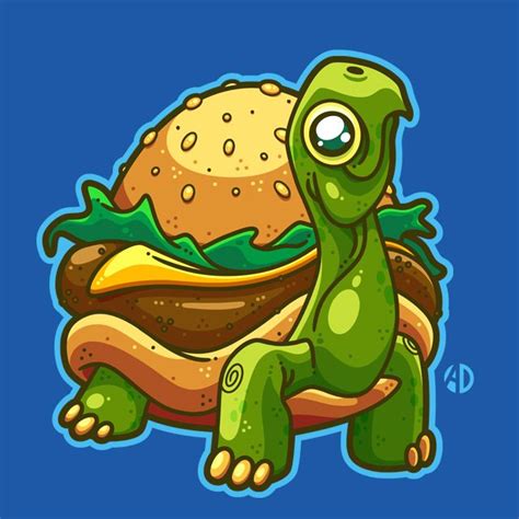 Turtle Burger by ArtisticDyslexia.deviantart.com on @DeviantArt ...