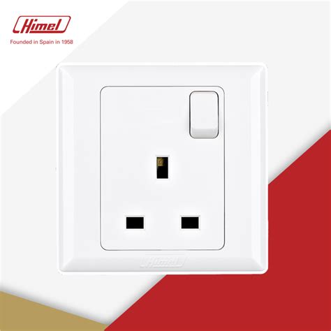 HIMEL Advance Series 13A 1 Gang Switched Socket Outlet Lazada