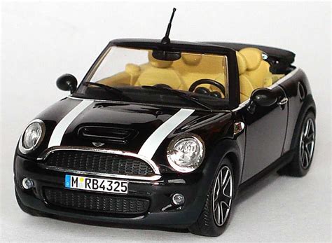 Mini Cooper S Cabrio R57 2009 Midnightblack Werbemodell Minichamps