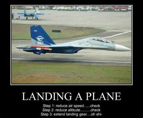 Landing a Plane - Aviation Humor