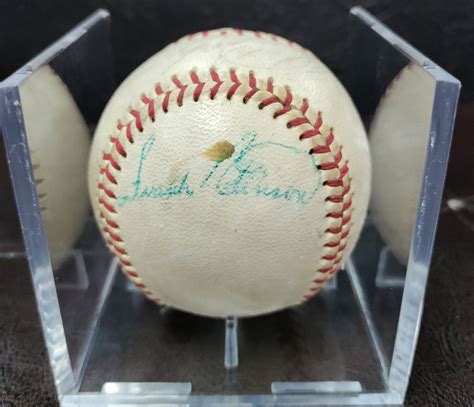 Mlb Hall Of Famers And Stars Multi Signed Baseball W Jsa Letter Of