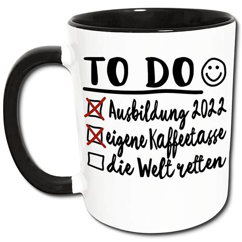 Bestandene Prüfung Tasse Abgeschlossene Ausbildung Geschenk To Do