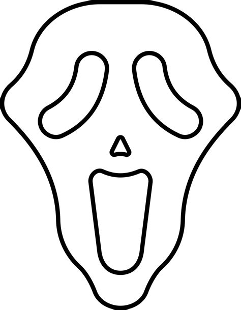 Scream Mask Original Drawing