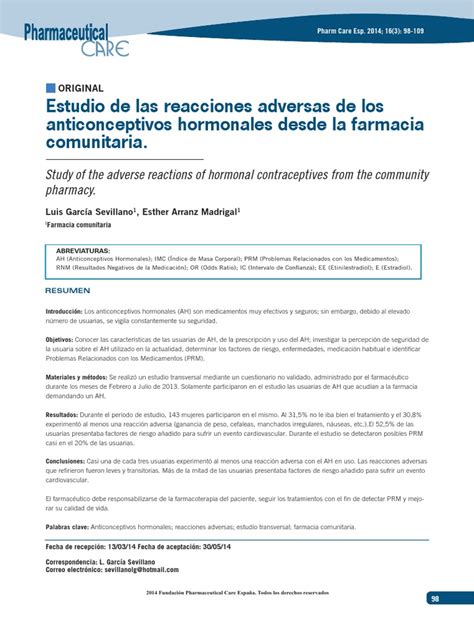 Pdf Hormonas Anticoceptivos Dokumen Tips