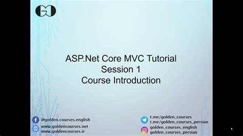 Asp Net Core Mvc Tutorial Session 1 Introduction Youtube