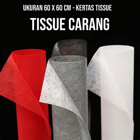 Jual 20 Lembar Wrapping Tissue Carang Tissue Warna Metalic