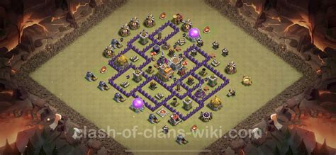 Best Anti 3 Stars War Base Th7 With Link Anti Air Dragon Town Hall Level 7 Cwl Base Copy 79