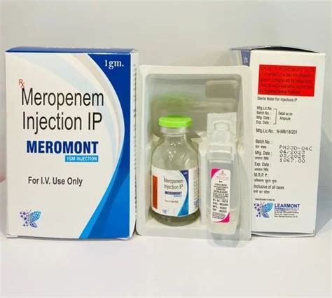 Meropenem 1gm Injection 10 Ml At Rs 1067 Vial In Barwala ID