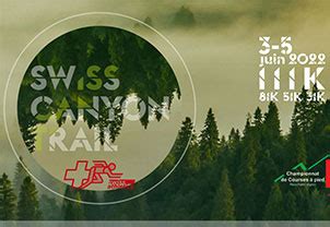 Swiss Canyon Trail Troisi Me Vague Dinscriptions Courrier Du Val