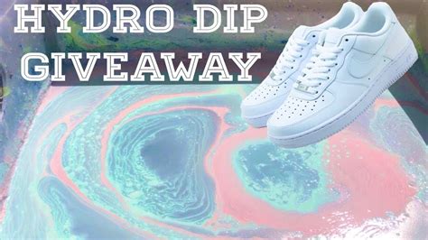 HYDRO Dipping Air Force 1s GIVEAWAY YouTube