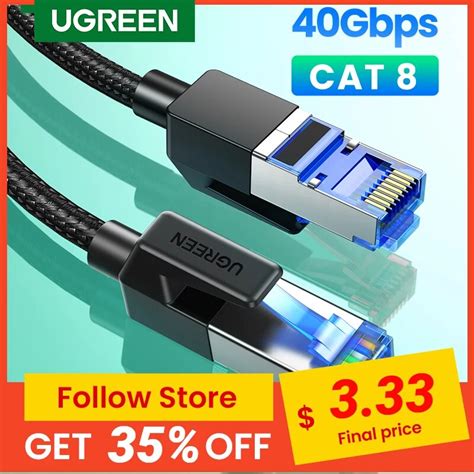 Ugreen Ethernet Cable Cat Gbps Mhz Cat Networking Cotton