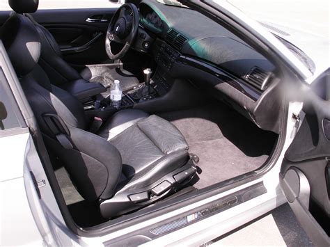 BMW M3 E46 Interior Silver 2001 Raleigh Durham Douglas Hartley