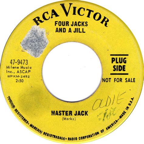 Master jack Four Jacks And A Jill アルバム