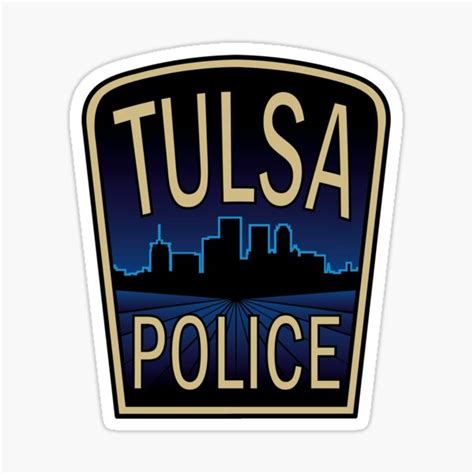 "Tulsa Oklahoma Police Department" Sticker for Sale by Lawrence Baird | Redbubble