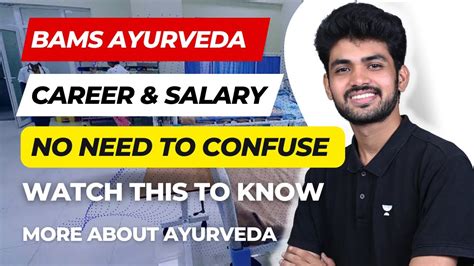 What After Bams Ayurveda Career Opportunities Salary Revealed Youtube