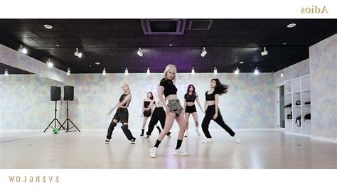 Mirrored Adios Everglow Dance Practice Youtube