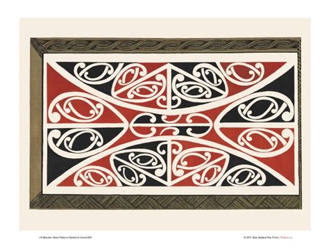 Maori Patterns Design 26 New Zealand Fine Prints