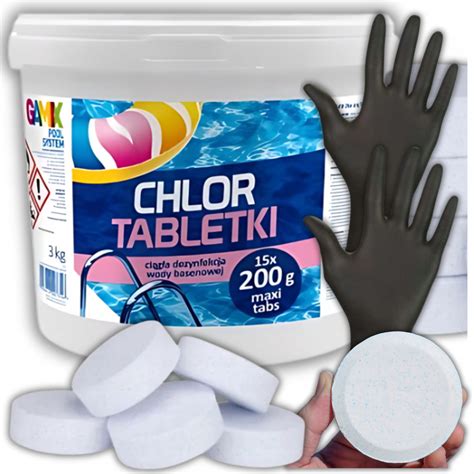 Chlor Tabletki Kg Chlorowe Du E Szt G Chemia Basenowa Gamix