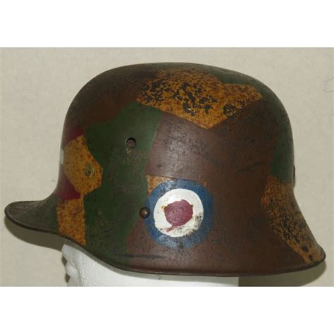 Austrian M16 Wehrmacht Re Issue Helmet Camouflage Danish Resistance