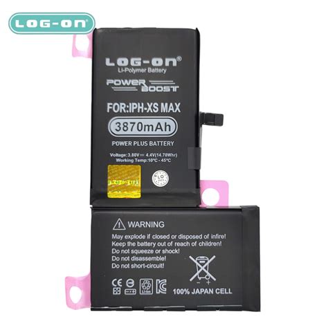 Jual Log On IP XS Max Power Plus Original Battery Baterai Batre