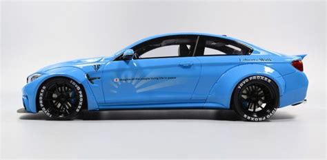 REVIEW: GT Spirit Liberty Walk LB BMW M4 Coupe Blue • DiecastSociety.com