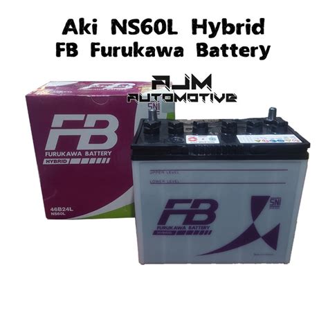 Jual Aki Mobil FB Hybrid NS60L Accu Furukawa Battery 46B24R 45Ah