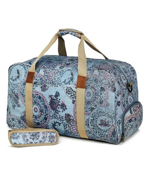 Canvas Duffle Bag Women Overnight Weekender Bags Oversized Ladies Weekend Carryon Duffel Large