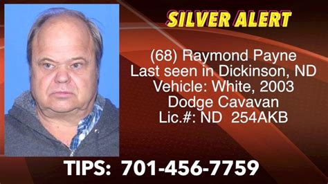 Silver Alert Missing Man In Western North Dakota Inewz