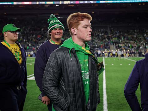 Freshman Jack Larsen Knows Path To Playing Time For Notre Dame Tight