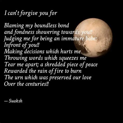 Blaming My Boundless Bond Quotes Writings By Akshaya Eganandam