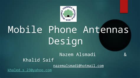 (PPTX) Mobile Phone Antenna Design - DOKUMEN.TIPS