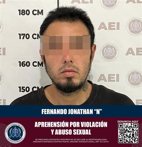 Captura La Fge A Imputado Por Los Delitos De Violación Equiparada Y Abuso Sexual