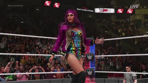 Wwe 2k19 Carmella Survivor Series And Evolution 18 Attires Ps4 Youtube