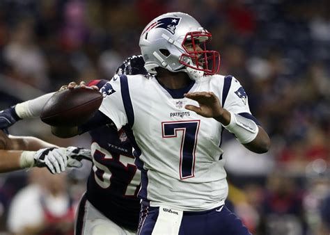 Patriots Coach Reaffirms Jacoby Brissett As Starting Qb Over Drake Maye