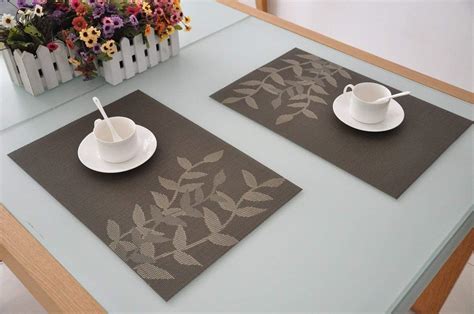 Placemats Elegantes Manteles Individuales Salvamanteles Comedor