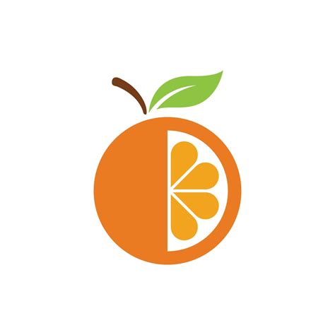 Orange logo design 22083518 Vector Art at Vecteezy