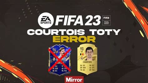 Fifa Thibaut Courtois Toty Error Fixed As Ea Sports Confirms