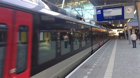 Ns Abellio Flirt Proefrit Doorkomst Utrecht Centraal Youtube