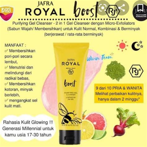 Jafra Royal Boost Purifying Cleanser Gel Jafra Original Lazada Indonesia