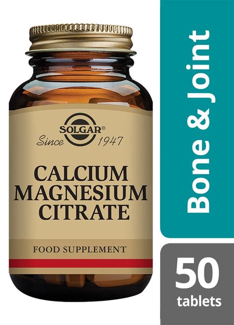 Calcium Magnesium Citrat Solgar Danmark