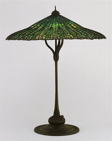 Mandarin Lotus Leaf Lamp Louis Comfort Tiffany Maker Tiffany