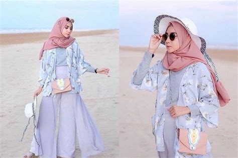 Inspirasi Outfit Hijab Untuk Ke Pantai Yang Stylish Dan Santun Semua