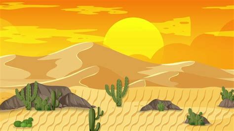 Desert Animation Stock Video Footage for Free Download