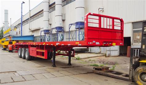 Cimc Tri Axle Trailer For Sale In Zimbabwe Tri Axle Flatbed Trailer