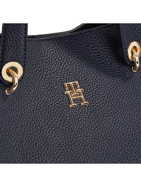 Tommy Hilfiger Torebka Th Emblem Satchel Aw Aw Granatowy Modivo Pl