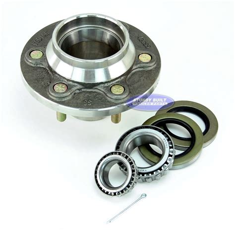 Stainless Steel 6 Lug Boat Trailer Hub With Bearings For 520