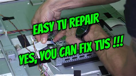 Led Lcd Tv Repair Doesnt Turn On No Picture Screen Vizio Xvt3d47