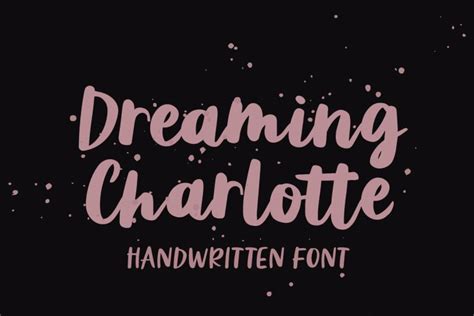 Dreaming Charlotte Font Free Download - FreeFontDL