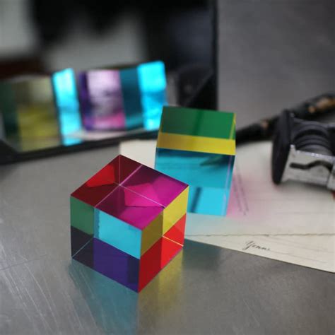 Cmy Cubes Original Mm Cyan Magenta Yellow Cube Optical Color